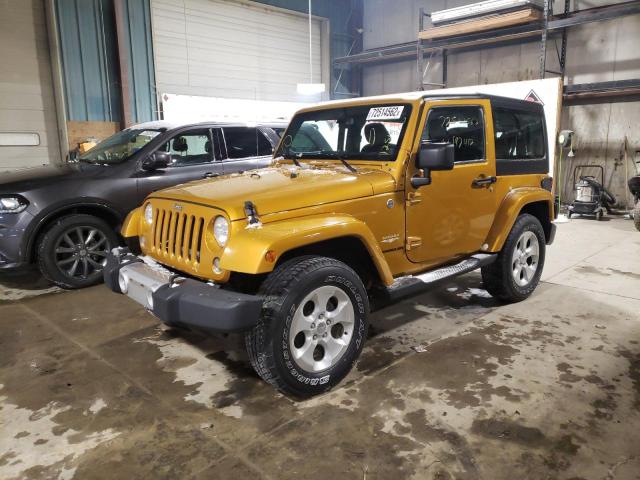 JEEP WRANGLER S 2014 with VIN 1C4AJWBG5EL229729 - Photo from auction