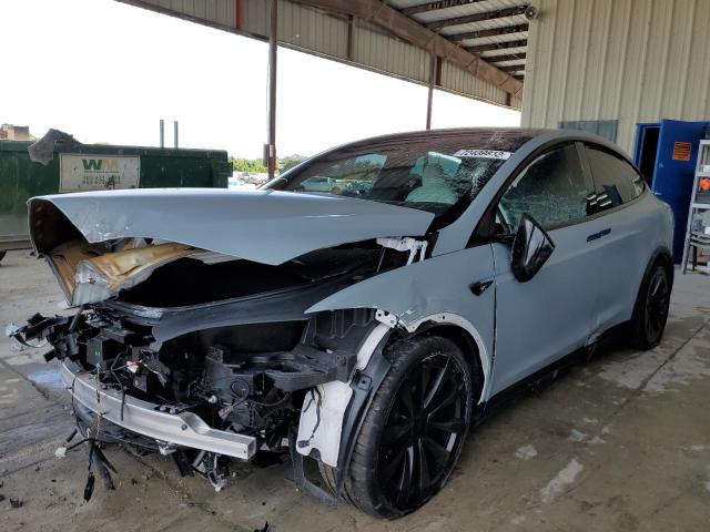 TESLA MODEL X 2022 with VIN 7SAXCBE69NF356389 - Photo from auction