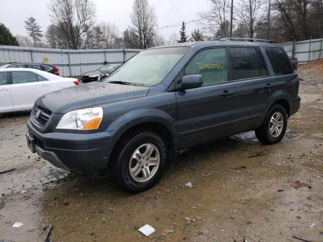 HONDA PILOT 2004 with VIN 2HKYF18564H605222 - Photo from auction