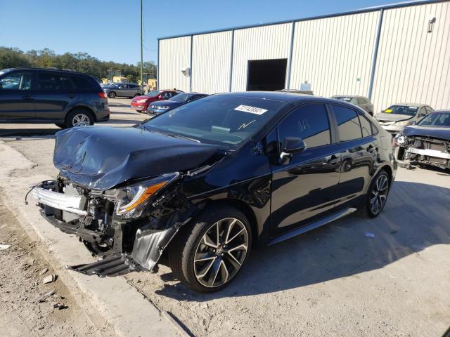 TOYOTA COROLLA SE 2022 with VIN 5YFS4MCEXNP134121 - Photo from auction