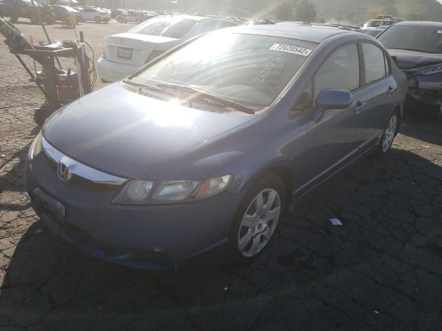 HONDA CIVIC LX 2009 with VIN 19XFA16589E027452 - Photo from auction