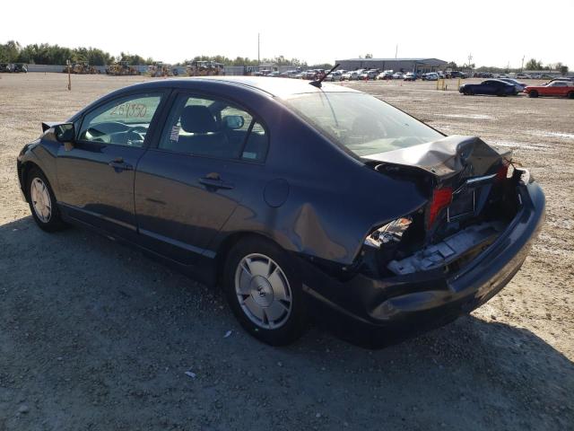 Photo 2 from auction – 2009 HONDA CIVIC HYBR with VIN JHMFA36249S009592