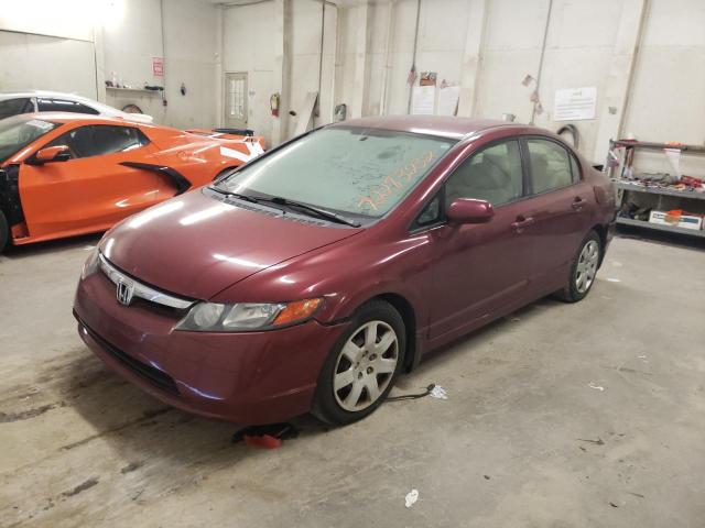HONDA CIVIC LX 2008 with VIN 2HGFA16588H536476 - Photo from auction