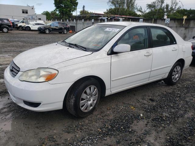 TOYOTA COROLLA CE 2004 with VIN 2T1BR32E74C225861 - Photo from auction