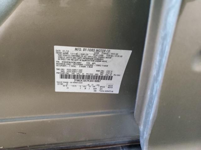Photo 14 from auction – 2012 FORD FLEX SE with VIN 2FMGK5BC9CBD18887