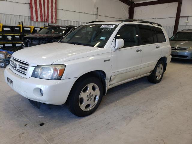 TOYOTA HIGHLANDER 2006 with VIN JTEGP21A960113527 - Photo from auction