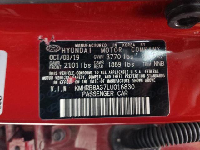 Photo 14 from auction – 2020 HYUNDAI VENUE SE with VIN KMHRB8A37LU016830