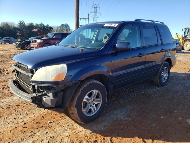 HONDA PILOT EX 2004 with VIN 2HKYF18404H555070 - Photo from auction