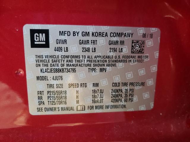Photo 14 from auction – 2019 BUICK ENCORE PRE with VIN KL4CJESB8KB734795
