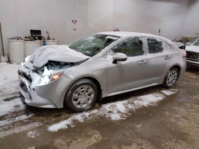 TOYOTA COROLLA LE 2022 with VIN 5YFEPMAE3NP314984 - Photo from auction