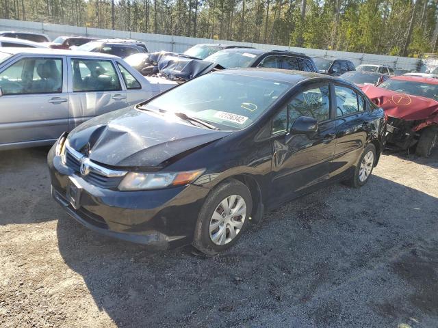 HONDA CIVIC LX 2012 with VIN 19XFB2F55CE008528 - Photo from auction