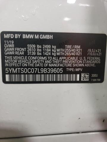 Photo 14 from auction – 2020 BMW X3 M COMPE with VIN 5YMTS0C07L9B39605