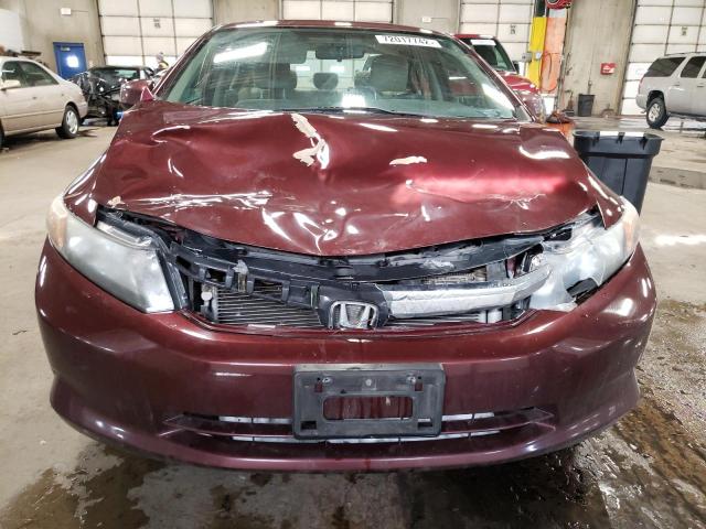Photo 5 from auction – 2012 HONDA CIVIC LX with VIN 2HGFB2F55CH567812