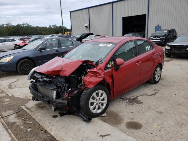 KIA RIO LX 2015 with VIN KNADM4A39F6464848 - Photo from auction