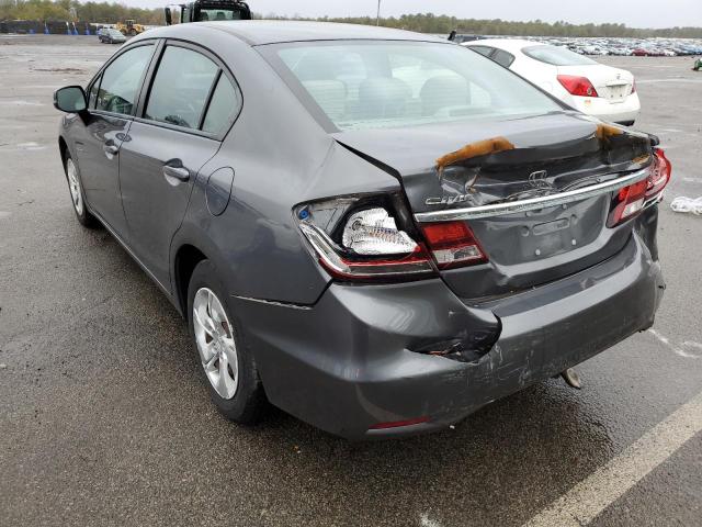 Photo 2 from auction – 2013 HONDA CIVIC LX with VIN 2HGFB2F53DH550282