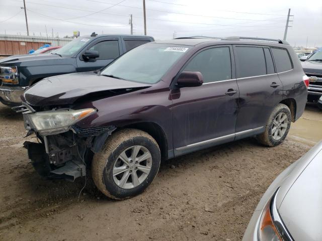 TOYOTA HIGHLAND 2013 with VIN 5TDZK3EH8DS106720 - Photo from auction