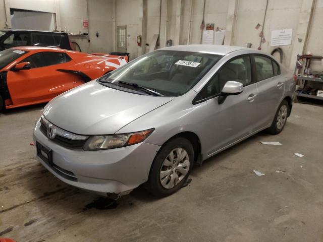 HONDA CIVIC LX 2012 with VIN 19XFB2F54CE058188 - Photo from auction