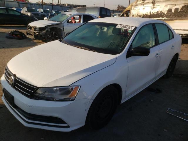 VOLKSWAGEN JETTA BASE 2015 with VIN 3VW2K7AJ6FM288225 - Photo from auction