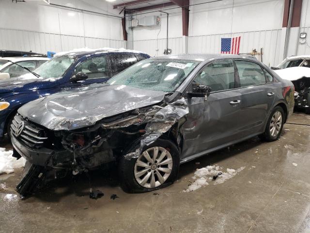 VOLKSWAGEN PASSAT S 2015 with VIN 1VWAS7A35FC010253 - Photo from auction