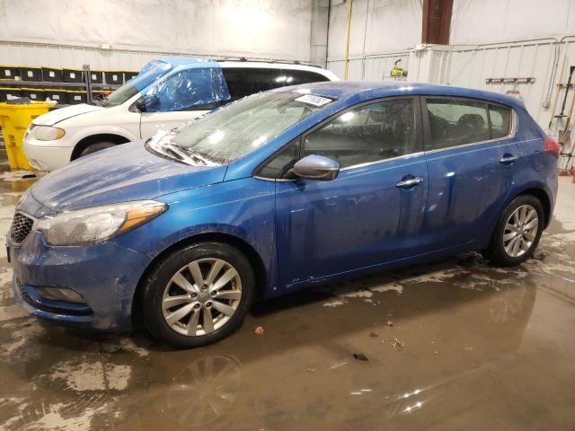 KIA FORTE EX 2014 with VIN KNAFX5A86E5195648 - Photo from auction