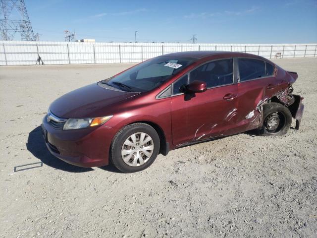 HONDA CIVIC LX 2012 with VIN 2HGFB2F55CH538293 - Photo from auction