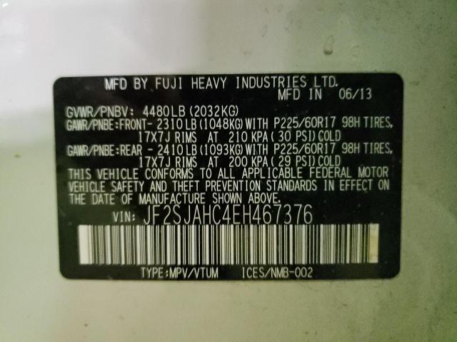 Photo 14 from auction – 2014 SUBARU FORESTER 2 with VIN JF2SJAHC4EH467376