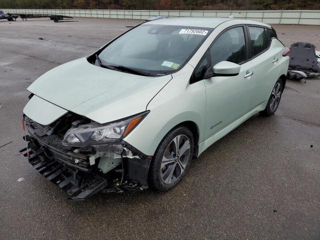 NISSAN LEAF S 2018 with VIN 1N4AZ1CP0JC306632 - Photo from auction