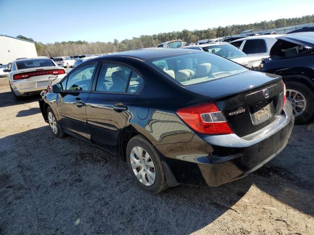 Photo 2 from auction – 2012 HONDA CIVIC LX with VIN 19XFB2F55CE008528