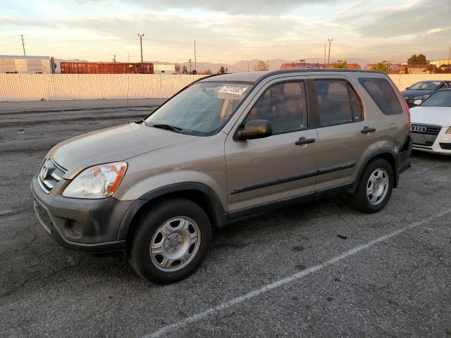 HONDA CR-V LX 2006 with VIN JHLRD68566C005356 - Photo from auction