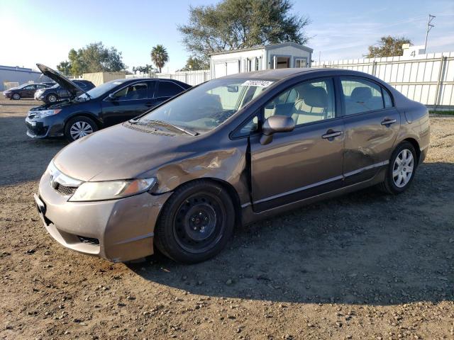 HONDA CIVIC LX 2011 with VIN 2HGFA1F50BH526676 - Photo from auction