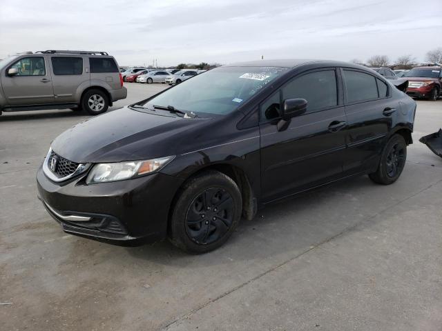 HONDA CIVIC LX 2014 with VIN 2HGFB2F57EH537858 - Photo from auction
