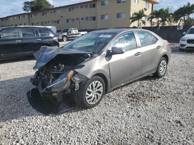 TOYOTA COROLLA L 2019 with VIN 2T1BURHE7KC240382 - Photo from auction