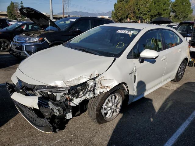 TOYOTA COROLLA LE 2021 with VIN JTDEAMDE1MJ017731 - Photo from auction