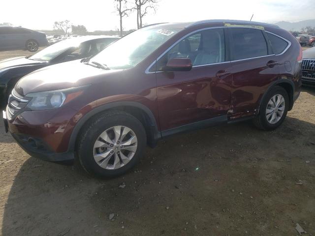 HONDA CR-V EXL 2014 with VIN 5J6RM3H77EL035018 - Photo from auction
