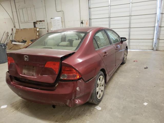 Photo 3 from auction – 2008 HONDA CIVIC LX with VIN 2HGFA16588H536476