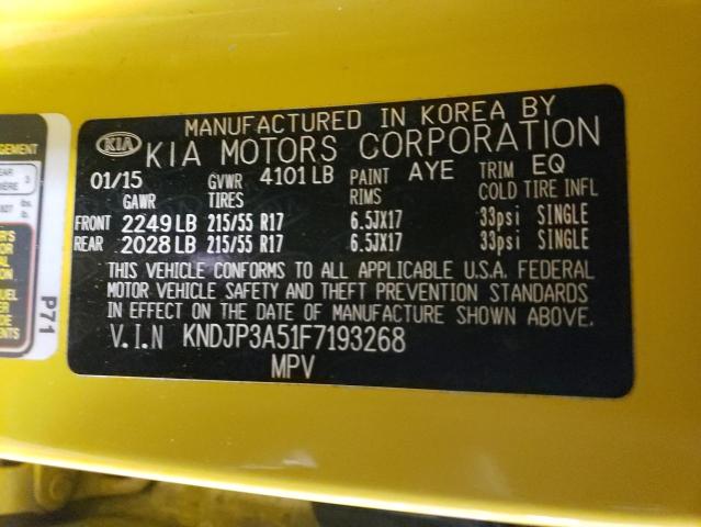 Photo 14 from auction – 2015 KIA SOUL + with VIN KNDJP3A51F7193268
