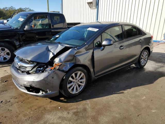 HONDA CIVIC EX 2012 with VIN 19XFB2F8XCE053488 - Photo from auction