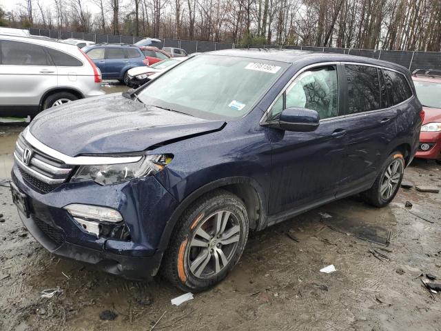 HONDA PILOT EXL 2017 with VIN 5FNYF6H56HB069552 - Photo from auction