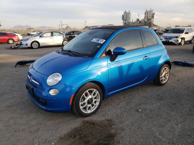 FIAT 500 2015 with VIN 3C3CFFDRXFT556033 - Photo from auction