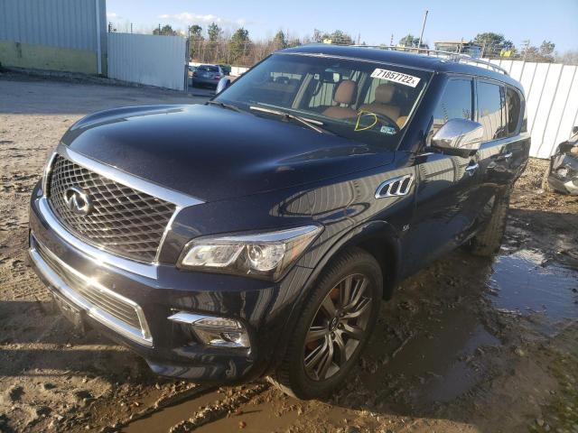 INFINITI QX80 BASE 2017 with VIN JN8AZ2ND4H9830610 - Photo from auction