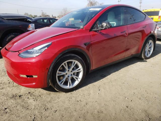 TESLA MODEL Y 2022 with VIN 7SAYGDEE6NF317559 - Photo from auction