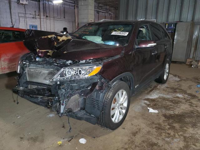 KIA SORENTO EX 2011 with VIN 5XYKUDA22BG156428 - Photo from auction