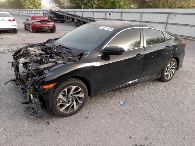 HONDA CIVIC EX 2017 with VIN 19XFC2F72HE076484 - Photo from auction