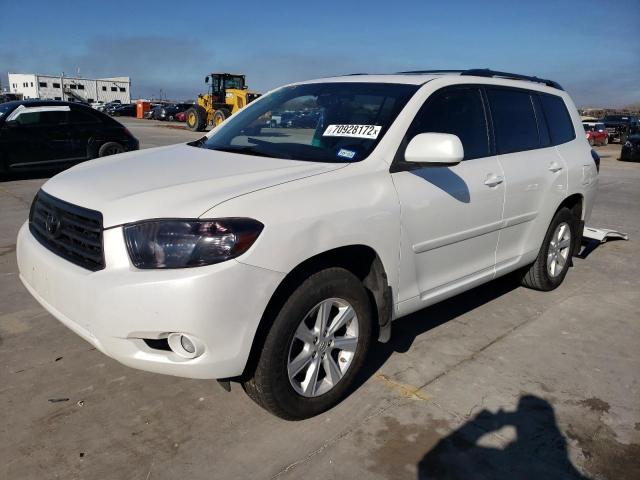 TOYOTA HIGHLANDER 2010 with VIN 5TDJK3EH8AS009722 - Photo from auction