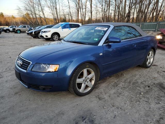 AUDI A4 1.8 CAB 2003 with VIN WAUAC48H23K021502 - Photo from auction