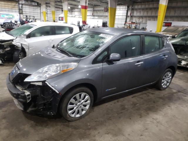 NISSAN LEAF S 2017 with VIN 1N4BZ0CP3HC300445 - Photo from auction