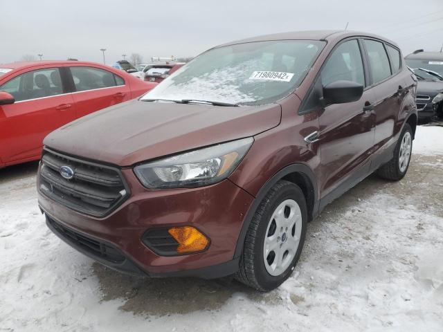 FORD ESCAPE S 2018 with VIN 1FMCU0F73JUA29424 - Photo from auction