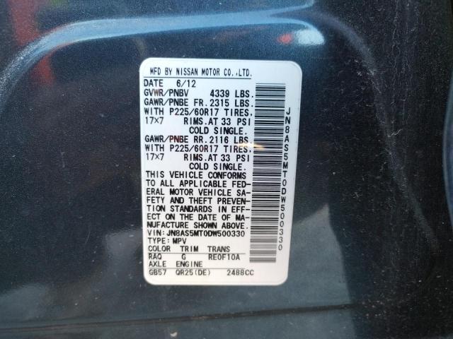 Photo 14 from auction – 2013 NISSAN ROGUE S with VIN JN8AS5MT0DW500330
