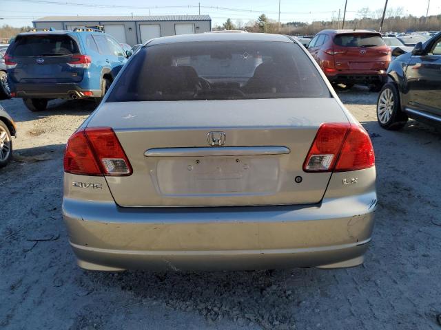 Photo 6 from auction – 2004 HONDA CIVIC LX with VIN 1HGES16554L013454
