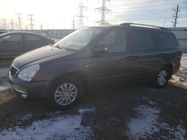 KIA SEDONA LX 2014 with VIN KNDMG4C71E6580215 - Photo from auction
